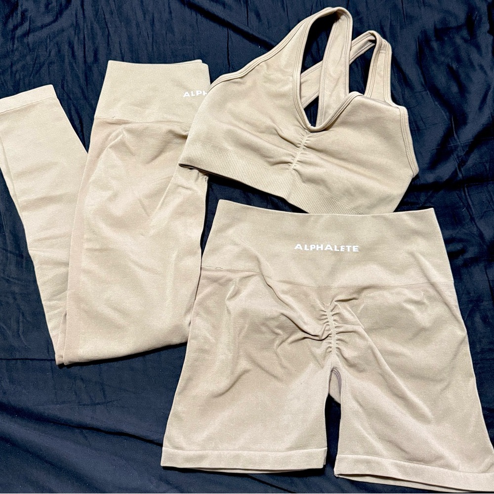 Alphalete Sand Activewear Collection